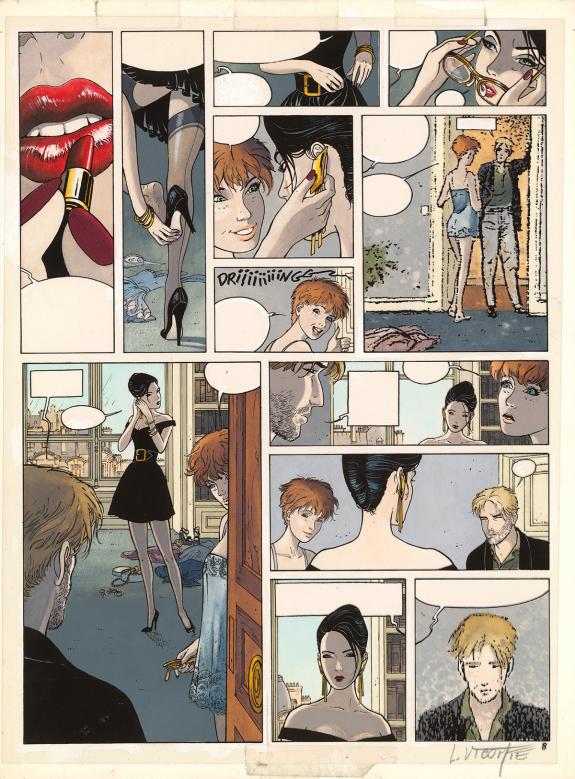 Laurent Vicomte - Sasmira, L'Appel, Bleu de mise en couleur 