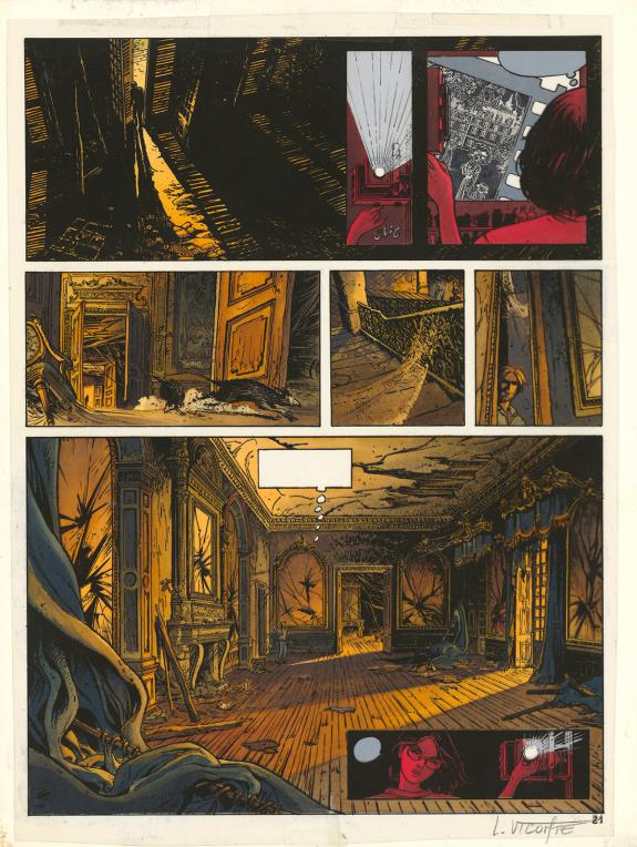 Laurent Vicomte - Sasmira, L'Appel, Bleu de mise en couleur 