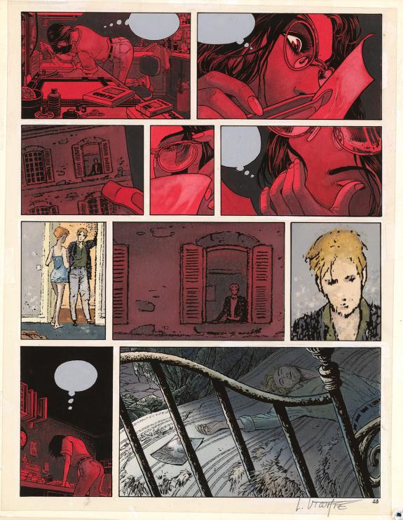 Laurent Vicomte - Sasmira, L'Appel, Bleu de mise en couleur 