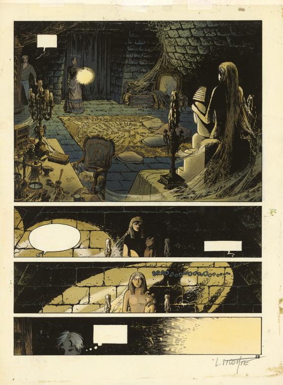 Laurent Vicomte - Sasmira, L'Appel, Bleu de mise en couleur 