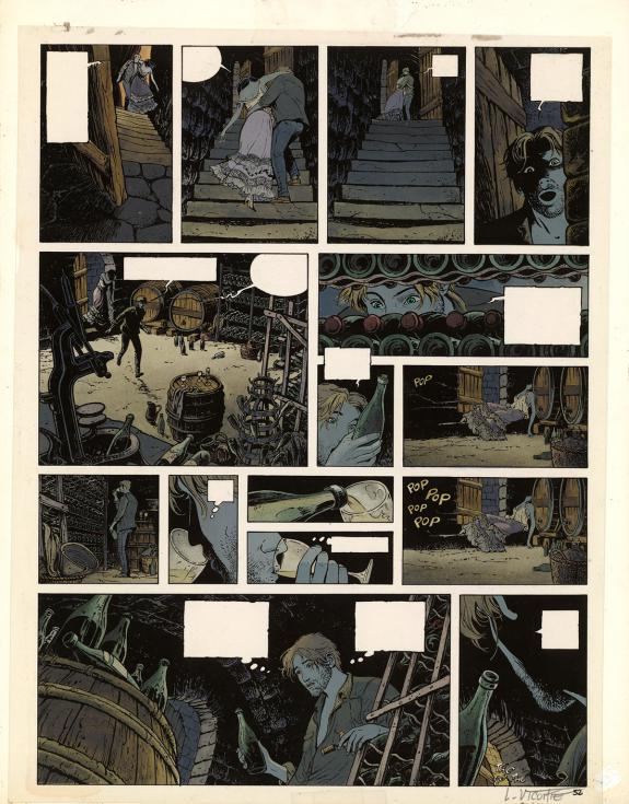 Laurent Vicomte - Sasmira, L'Appel, Bleu de mise en couleur 