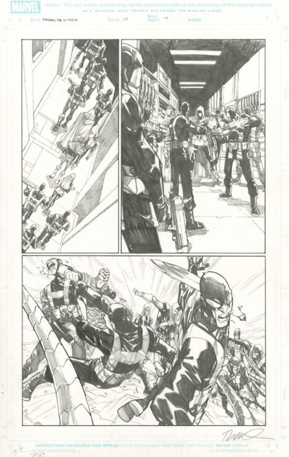 Humberto Ramos - Avengers : the Initiative, Planche original