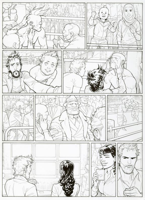 Marcial Toledano - Ken games, Ciseaux, Planche originale n&deg;3