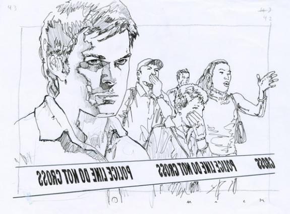 David Mack - Crayonn&eacute; original, Dexter
