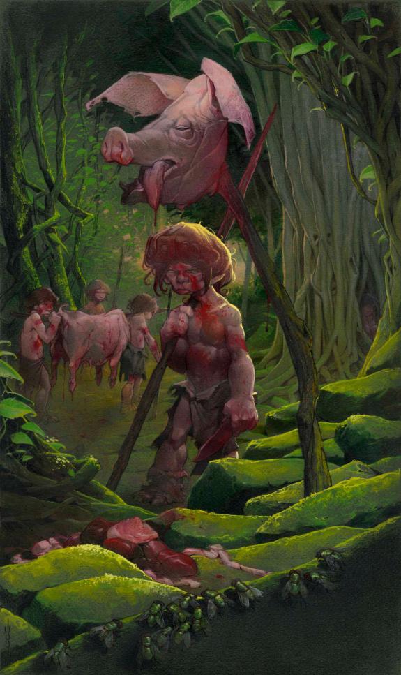 Guillermo Gonzalez - Illustration originale pour "Lord of th