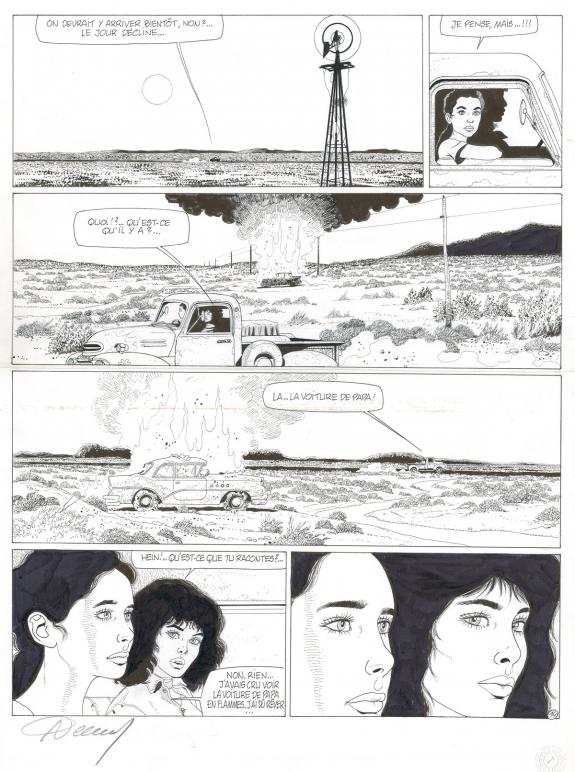 Renaud - Santiag, Planche originale n&deg;14