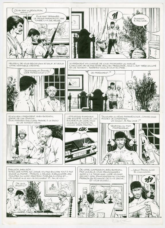 William Vance - XIII, El Cascador, Planche originale n&deg;30