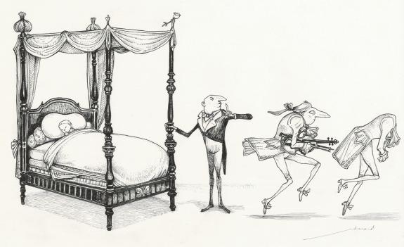 Lionel Richerand - L'&Eacute;trange R&eacute;veillon, Illustration origina