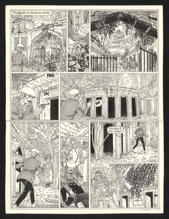 Francis Carin - Victor Sackville, Mort sur la Tamise, Planch