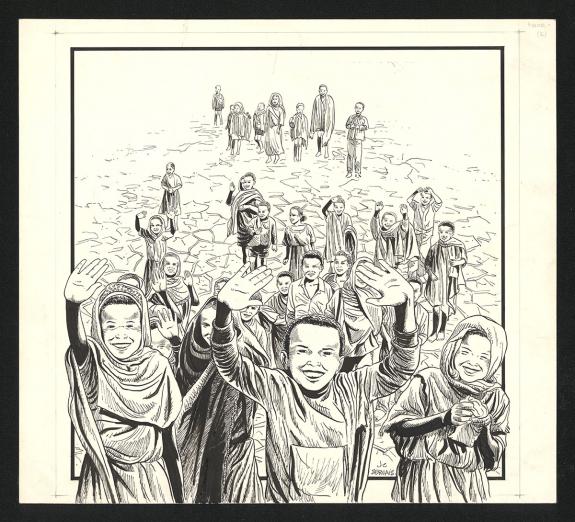 Jean-Claude Servais - planche originale