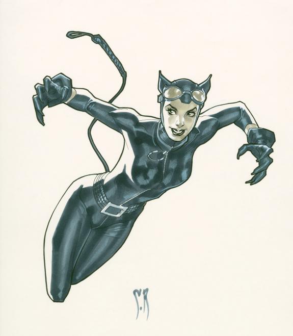 St&eacute;phane Roux - Illustration originale, Cat Woman