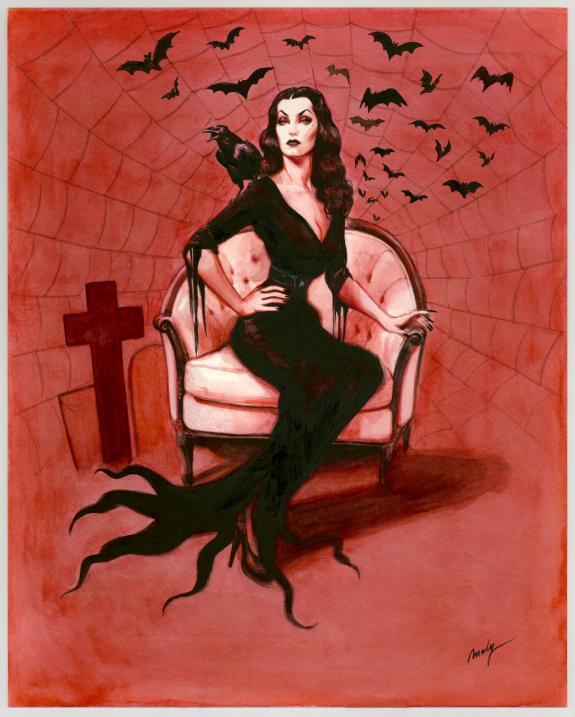 Maly Siri - Pin-up Art, Illustration originale intitul&eacute;e "Va