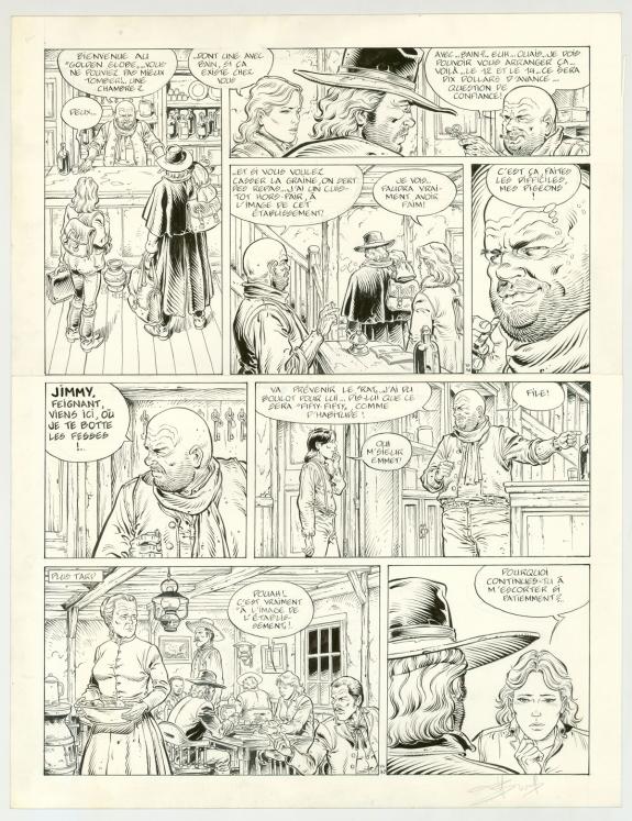 Yves Swolfs - Durango, Loneville, Planche originale n&deg;4