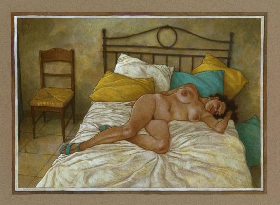 Miguelanxo Prado - Ardal&eacute;n, Illustration originale, Mariela 