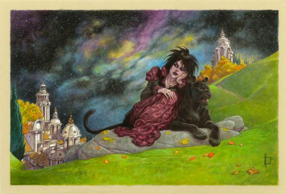 Miguelanxo Prado - Sandman, Illustration originale in&eacute;dite -