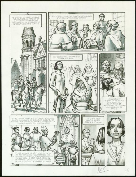 Ignacio No&eacute; - Jeanne D'Arc, Planche originale n&deg;15