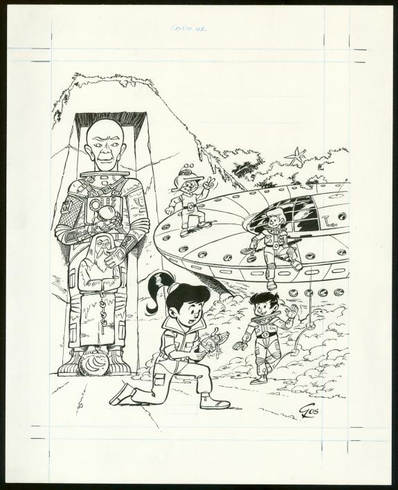 Roland Gos - Le Scrameustache, Le G&eacute;ant d'Imenoca , Couvertu