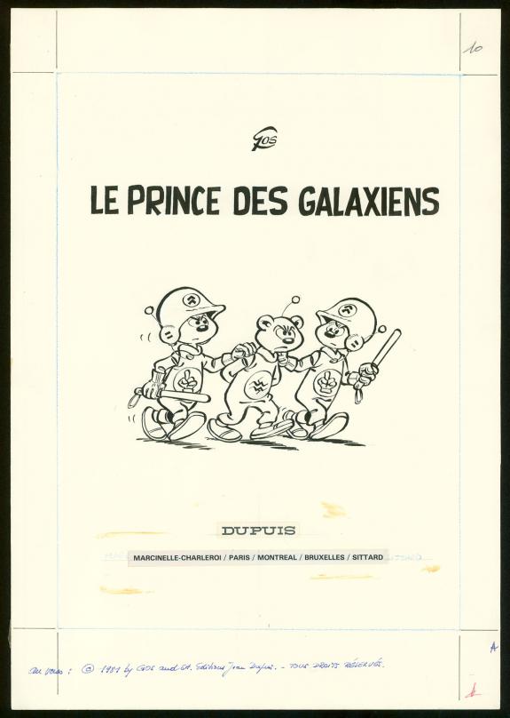 Gos / Walt - Le Scrameustache, Le prince des galaxiens, Illu