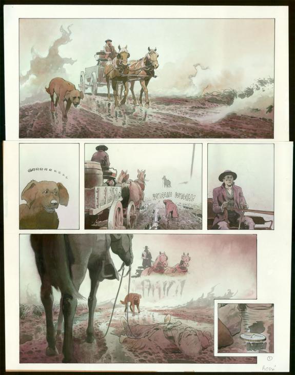 Christian Rossi - W.E.S.T., Seth, Planche originale n&deg;01