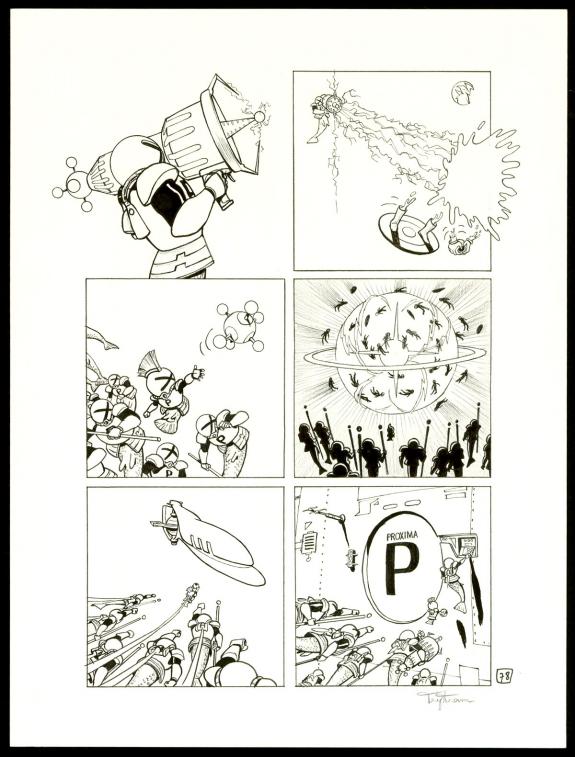 Martin Trystram - Infinity 8, Gu&eacute;rilla symbolique, Planche o