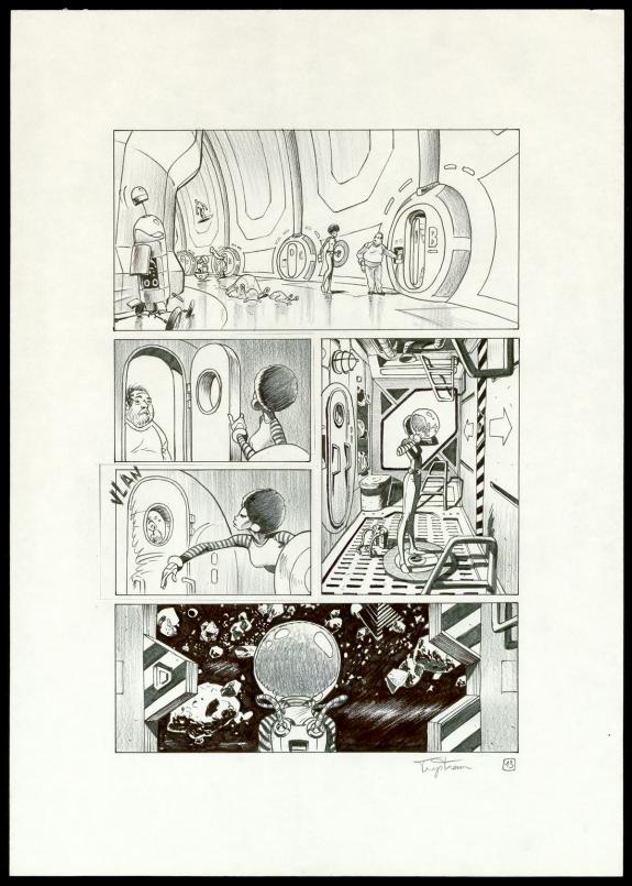 Martin Trystram - Infinity 8, Gu&eacute;rilla symbolique, Planche o