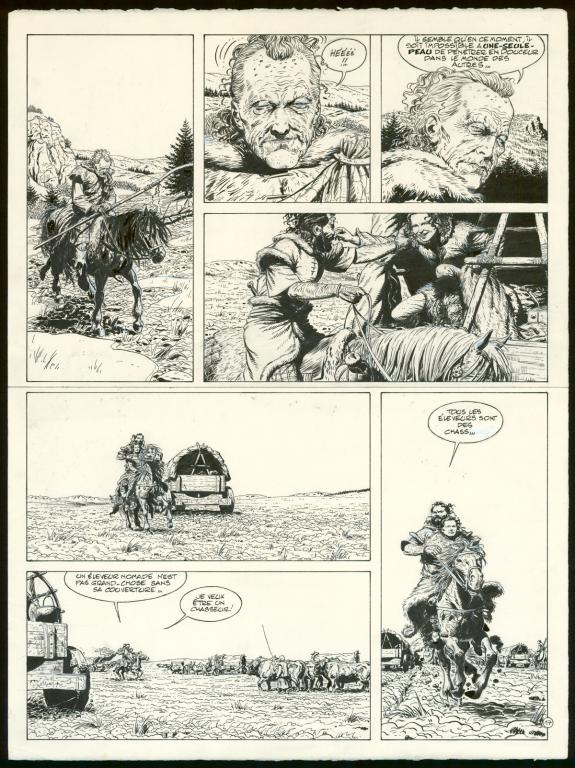 Claude Auclair - Celui-l&agrave;, Planche originale n&deg;17