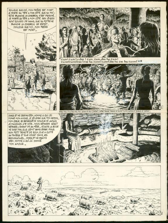 Claude Auclair - Bran Ruz, Planche originale n&deg;120