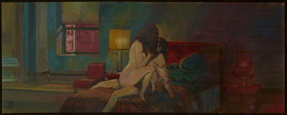 Jef - Corps et &acirc;me, Illustration originale r&eacute;alis&eacute;e d'apr&egrave;s 