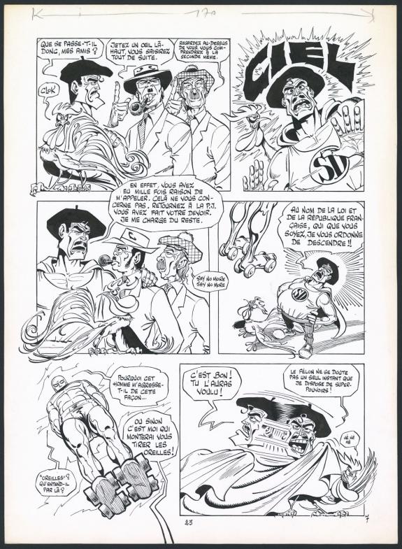 Marcel Gotlib - Rh&acirc;&acirc; Lovely, Tome 3, Planche originale n&deg;07 