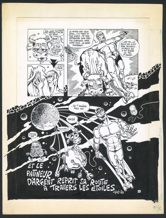 Marcel Gotlib - Rh&acirc;&acirc; Lovely, Tome 3, Planche originale n&deg;12 