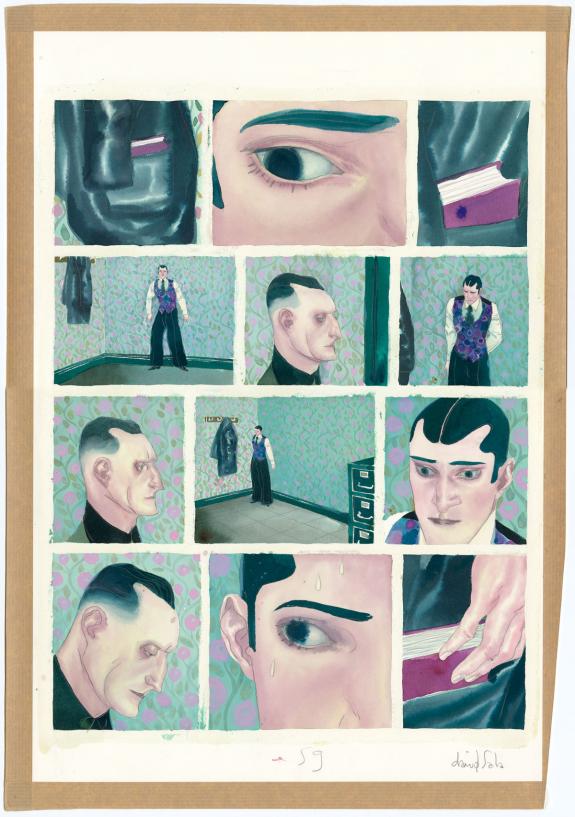 David Sala - Le Joueur d'&eacute;checs, Planche originale n&deg;59