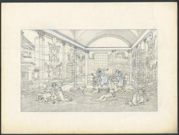 Marc Henniquiau - Pompe&iuml;, tome 2, Illustration originale