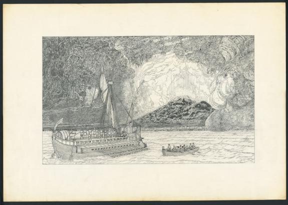 Marc Henniquiau - Pompe&iuml;, tome 2, Illustration originale