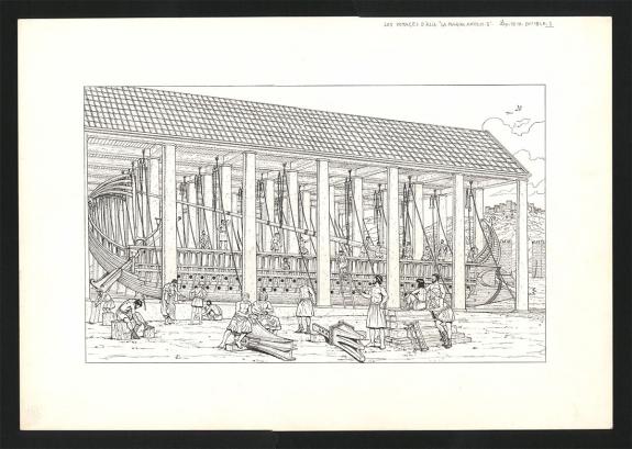 Marc Henniquiau - Les Voyages d'Alix, La Marine Antique, Ill