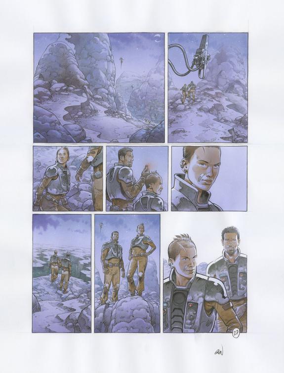 Grun - On Mars, Un Monde nouveau, Planche originale  n&deg;27