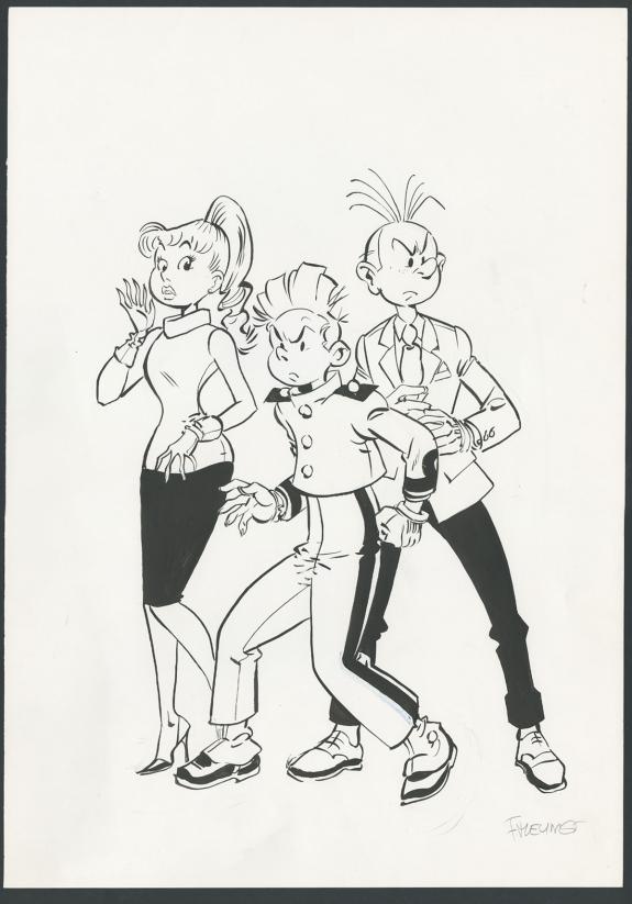F&eacute;lix Meynet - Spirou et Fantasio, S&eacute;cotine, spirou et fanta