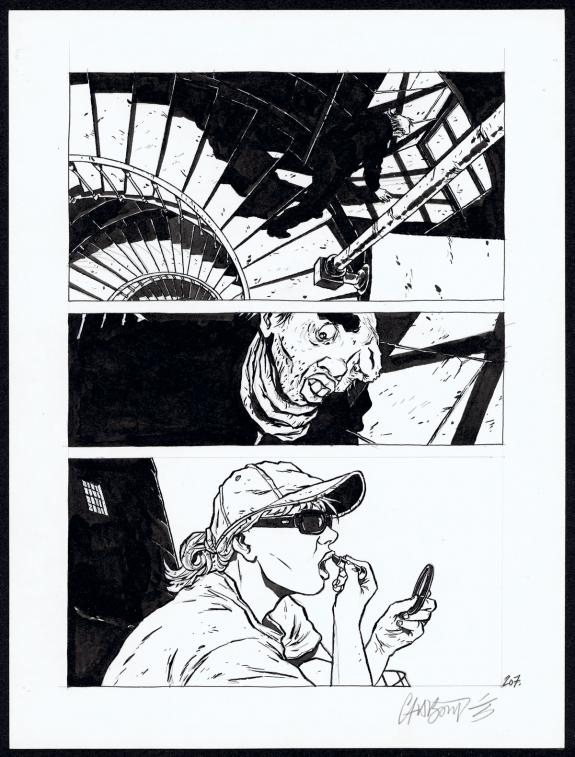 Christophe Chabout&eacute; - Tout seul, Planche originale N&deg;207