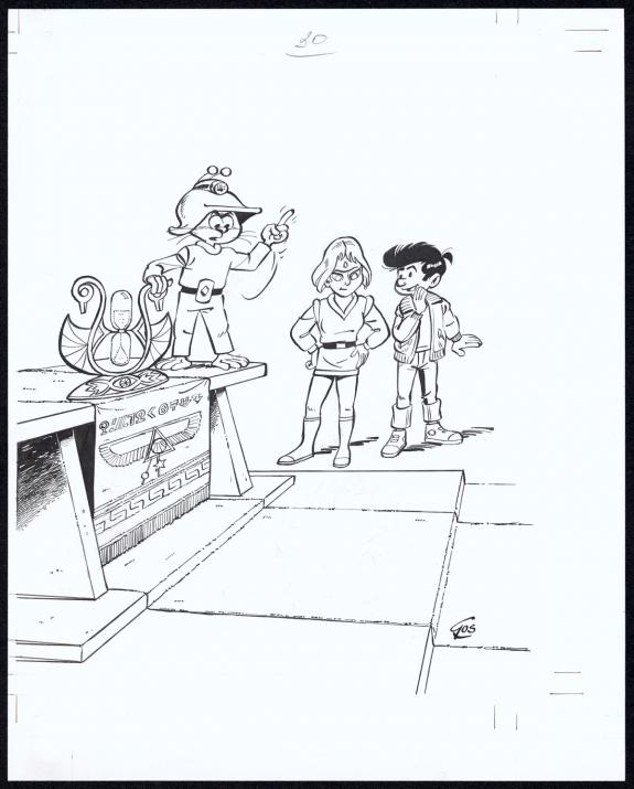 Roland Gos - Le Scrameustache, L'&eacute;preuve du sablier, Couvert