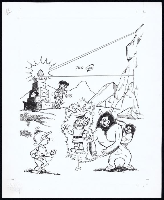 Roland Gos - Le Scrameustache, Le r&eacute;veil du Mirmidon, Couver