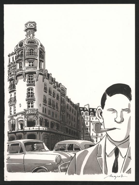 Emmanuel Moynot - Nestor Burma, Illustration originale, L'im