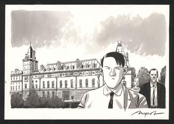 Emmanuel Moynot - Nestor Burma, Illustration originale, La t