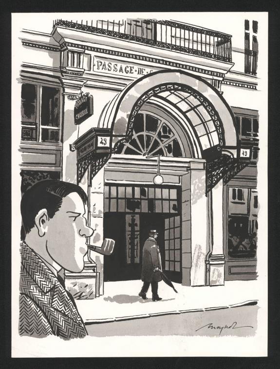 Emmanuel Moynot - Nestor Burma, Illustration originale, Pass