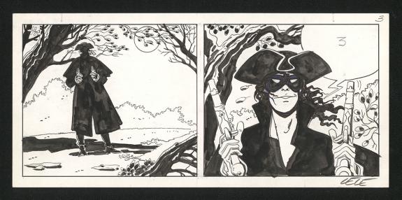 Lele Vianello - Dick Turpin, Strip original n&deg;3