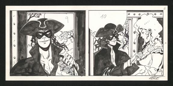 Lele Vianello - Dick Turpin, Strip original n&deg;6