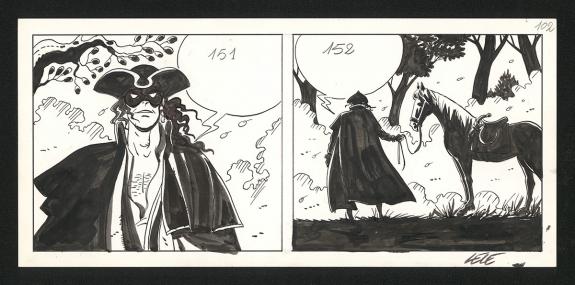 Lele Vianello - Dick Turpin, Strip original n&deg;102