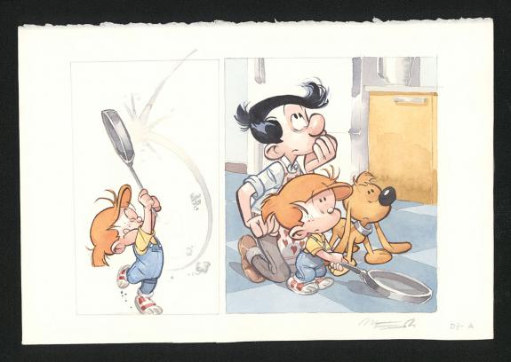 Jos&eacute; Luis Munuera - P'tit Boule & Bill, La partie de cr&ecirc;pes 