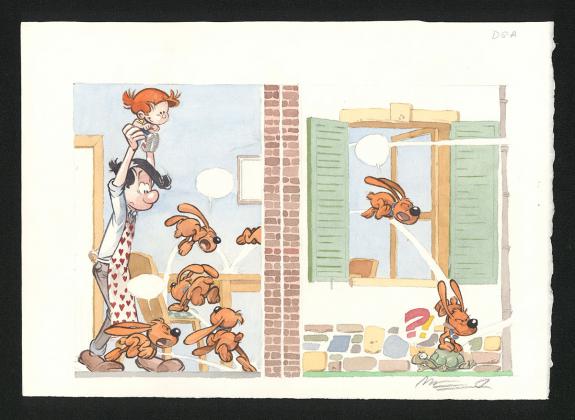 Jos&eacute; Luis Munuera - P'tit Boule & Bill, La partie de cr&ecirc;pes 