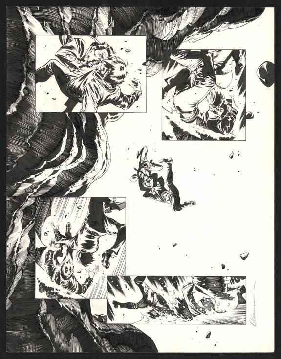 Roger - Jazz Maynard, Trois corbeaux, Planche originale n&deg;38