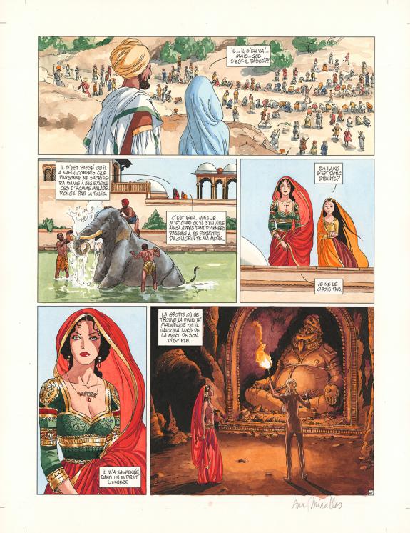 Ana Miralles - Djinn, Un Honneur retrouv&eacute;, Planche originale