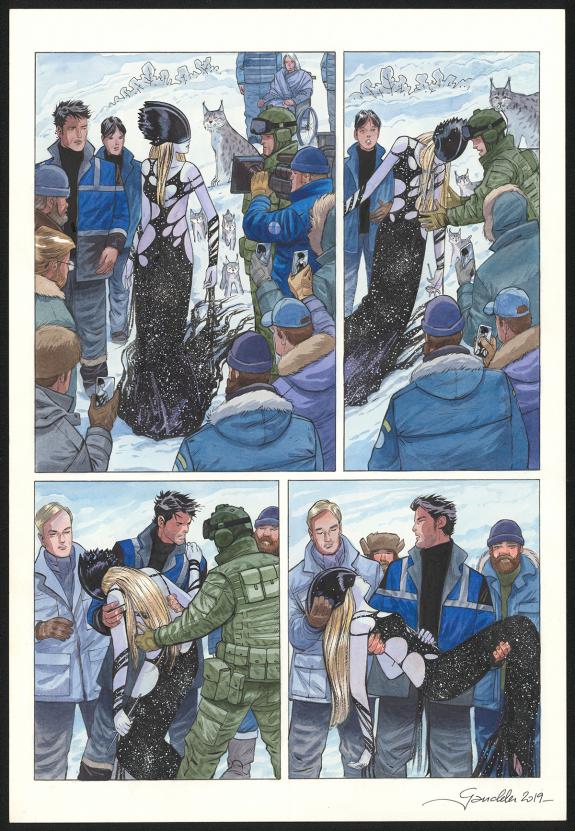 Philippe Gauckler - Kebek, Adamante, Planche originale n&deg;19